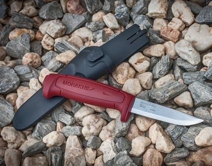 Nóż Mora Basic 511 Carbon Steel Red