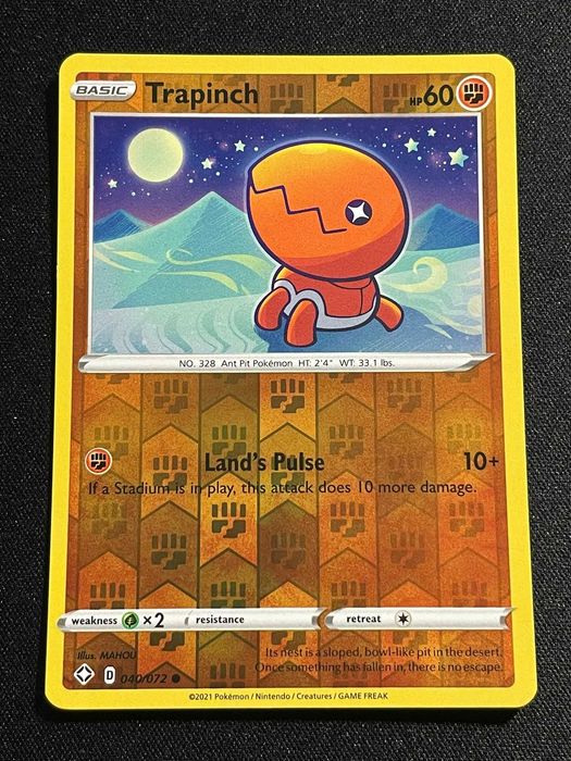 Carta Pokémon Trapinch 40/72 Shining Fates