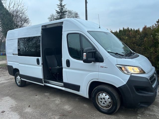Fiat Ducato  Ducato 2.3 130 km 7-osobowy doka brygadówka rej 2019r 7 osób F-VAT 23%