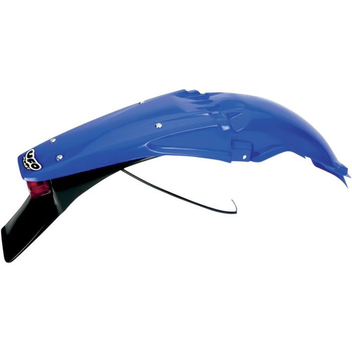 guarda lamas traseiro com stop ufo azul yamaha wr / yz