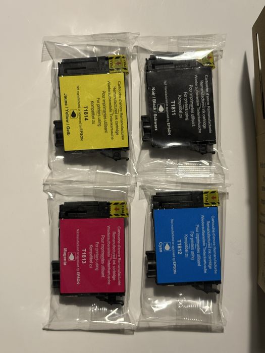 Pack Tinteiros Recarregados Epson 18XL