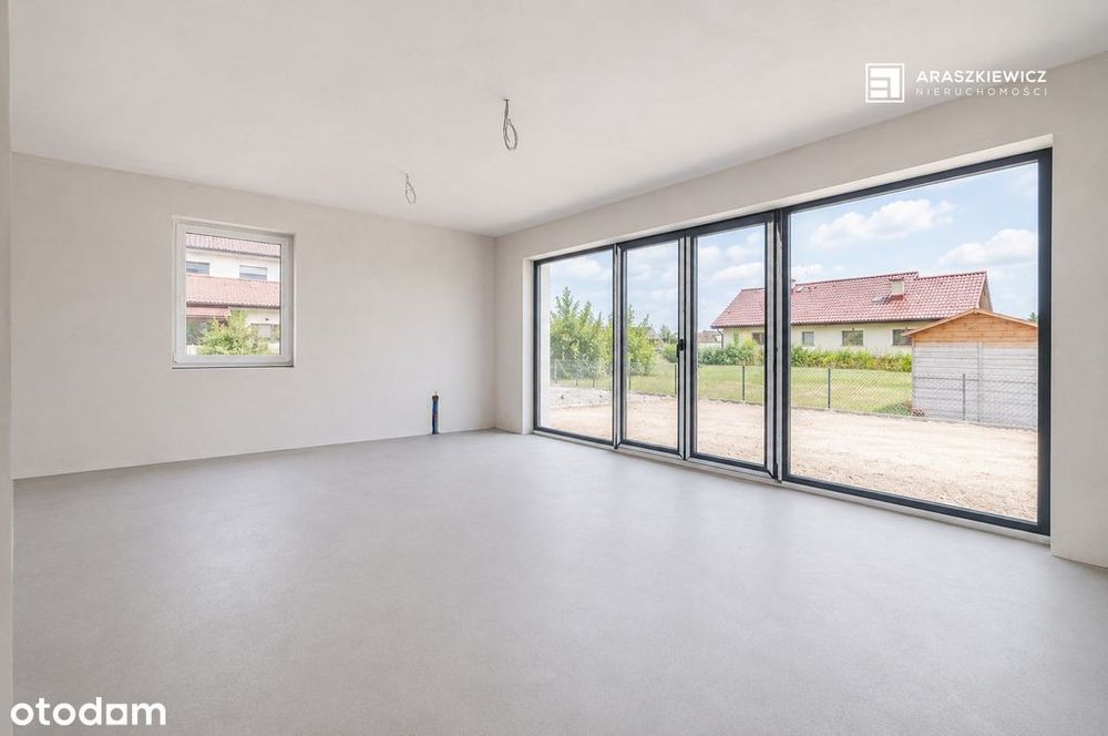 Nowoczesny dom 115,49 m² | Działka 360 m² | Pompa ciepła i rolety