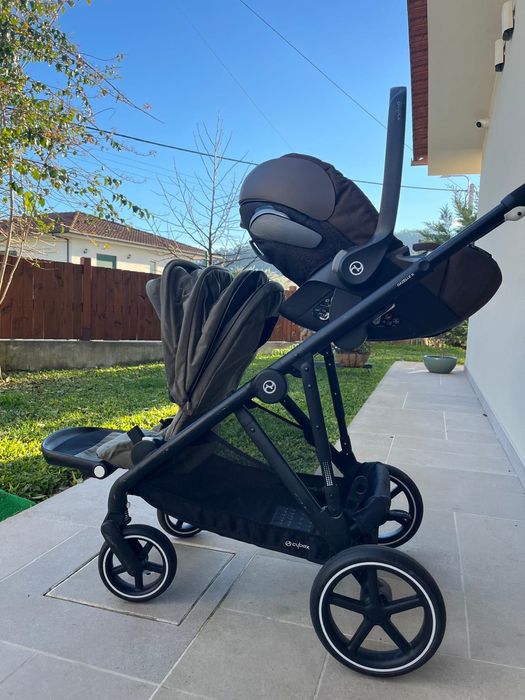 Carrinho Gazelle S + Ovo + Cadeira Passeio + isofix
