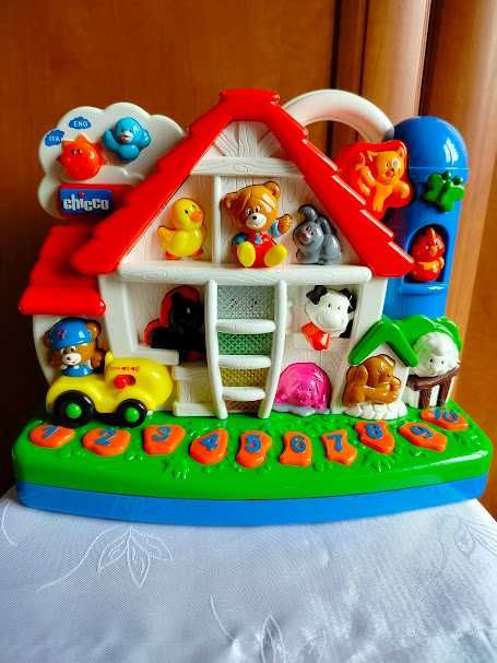 Muzyczna farma Chicco, kręgle i inne zabawki