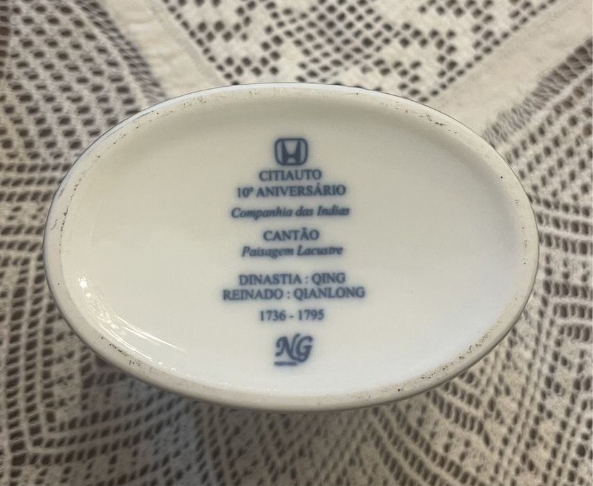 Peça em Porcelana da Companhia das Indias