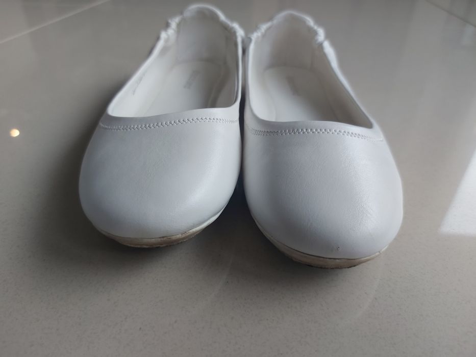 Baleriny buty białe 32