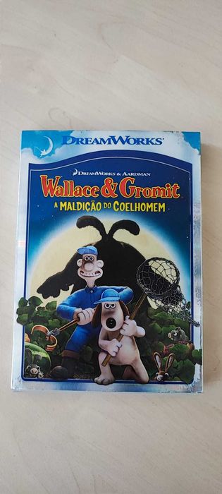 DVD Wallace e Gromit A Maldição do Coelhomem The Curse of the Were-Rabbit