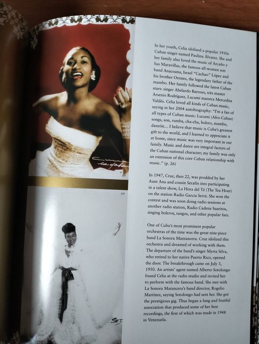 CD duplo + livro Celia Cruz - The Legend
