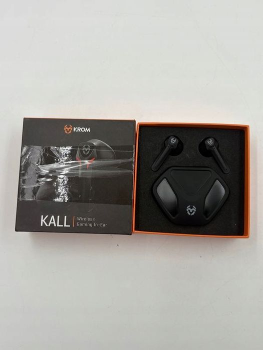 krom kall - stereofoniczne douszne słuchawki do gier 52e214 czarne