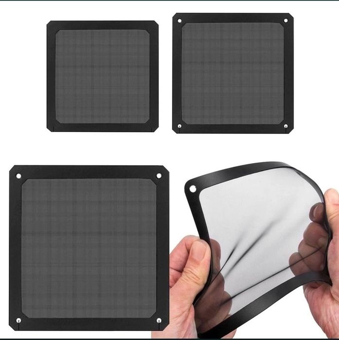 Filtr komputerowy magnetyczny 14cm 140mm drobna siatka