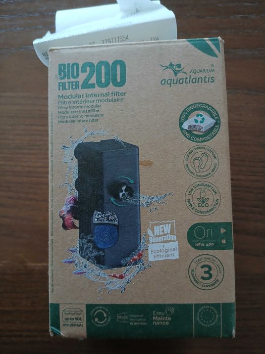 Aquário completo com filtro