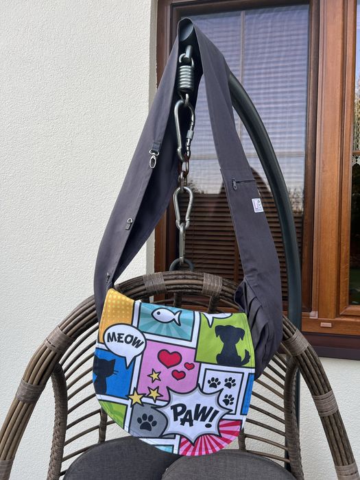 Torba nosidełko chusta dla psa i kota na ramię Liletink Comics