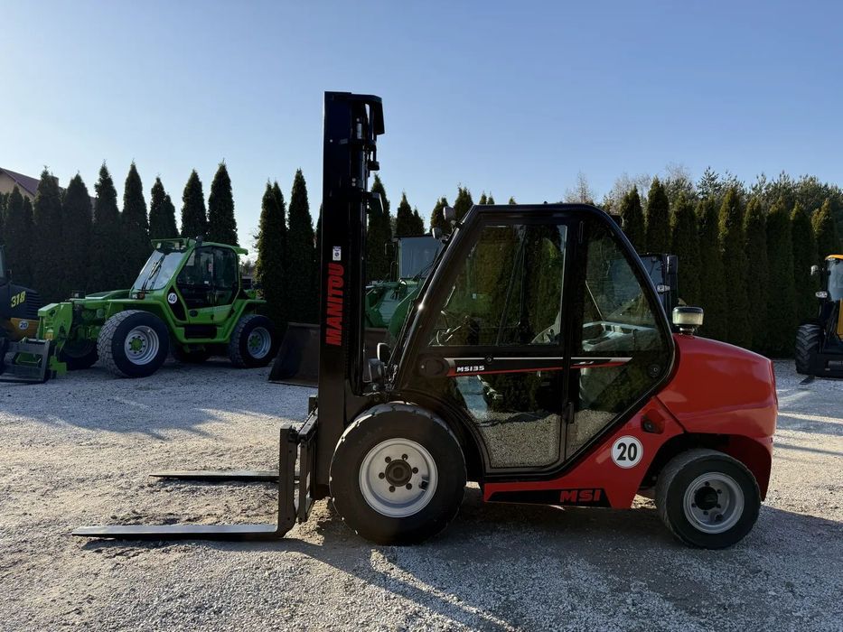 Manitou MSI 35 MSI35 / PIĘKNY / 2020 ROK! / TYLKO 1890 MTH / ORYGINAŁ / Z NIEMIEC / DIESEL / UDŹWIG 3,5T / 30 MSI30 35D  Wózek widłowy terenowy Linde H30 H35 H40 H25 Toyota Ausa