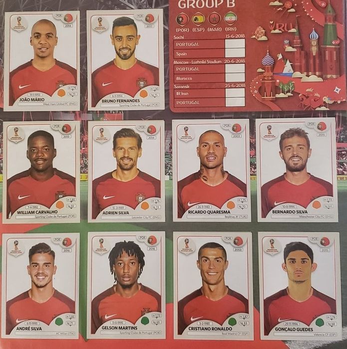 Caderneta Mundial 2018 Completa.