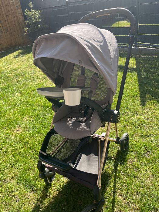 Spacerówka Cybex Mios rose gold plus dodatki