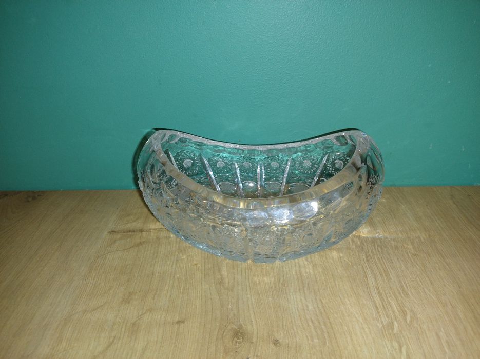 Kryształ bombonierka, miska, wazon