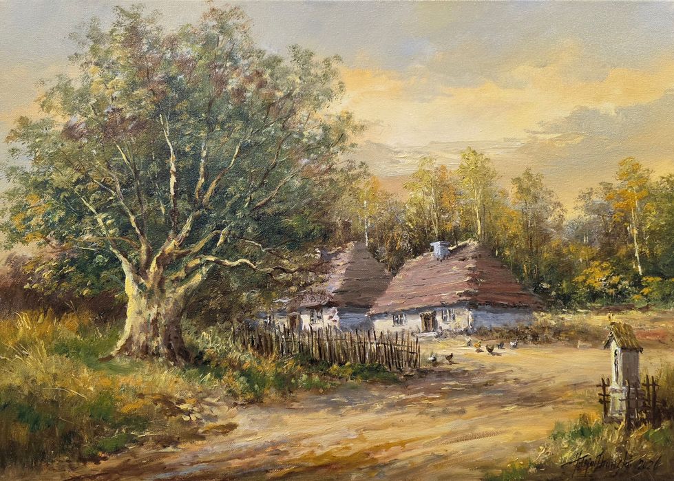 Obraz Olejny Tam, gdzie czas płynie wolniej - Jacek Fijałkowski