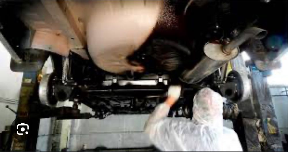 Антикорозийная обработка днища автомобиля задувка кузова автомобиля