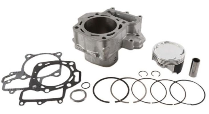 Cylinder tłok uszczelki Works Zestaw Kawasaki KVf 750 r05-14 przód tył
