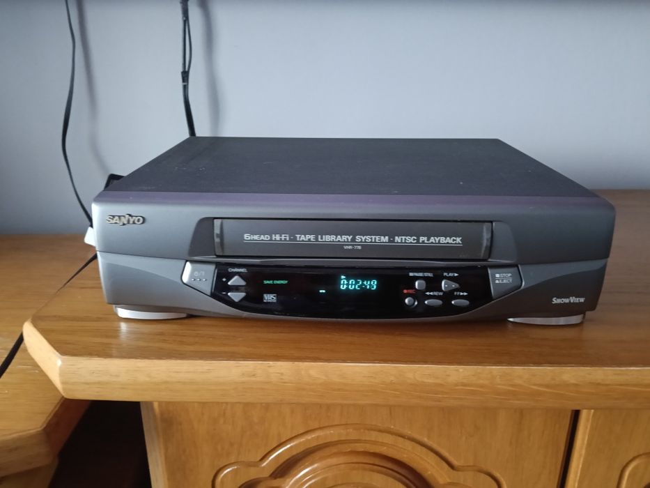 Magnetowid VHS Sanyo vhr-778g video odtwarzacz kaset super stan działa