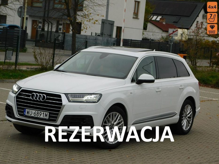 Audi Q7 S-line Kupiona Salon Polska 1-2017r