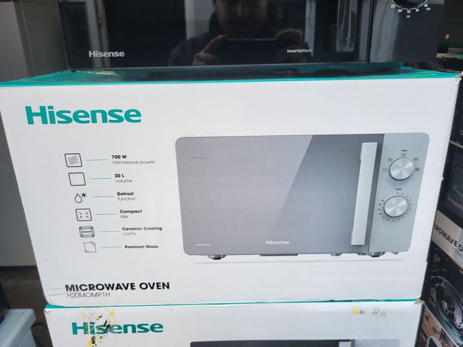 Мікрохвильова піч Hisense H20MOMP1H кераміка 20 л  мікрохвильовка мікроволновка микроволновка