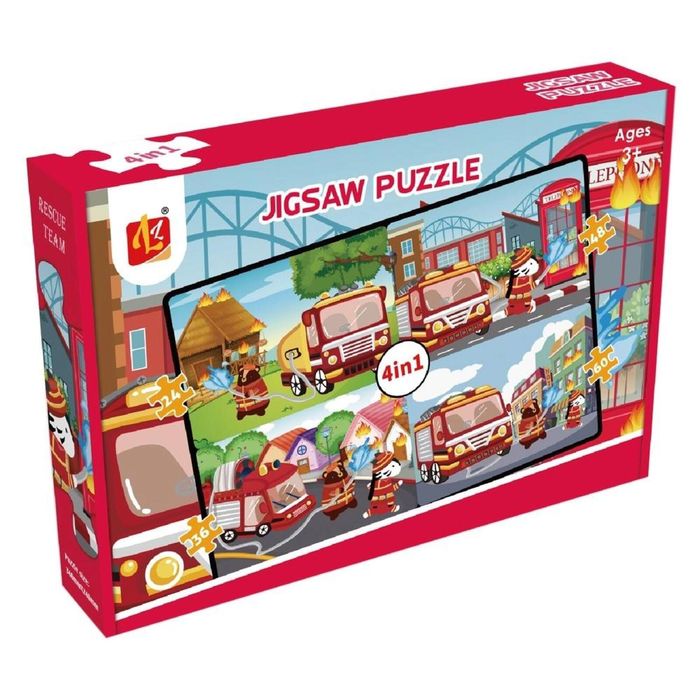 Puzzle 4w1 Farma pudełko,220x55 mm