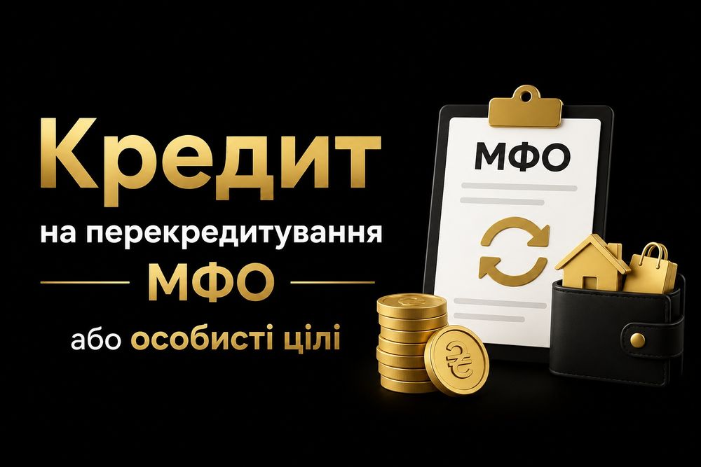 Перекредитування або кредит онлайн на особисті цілі