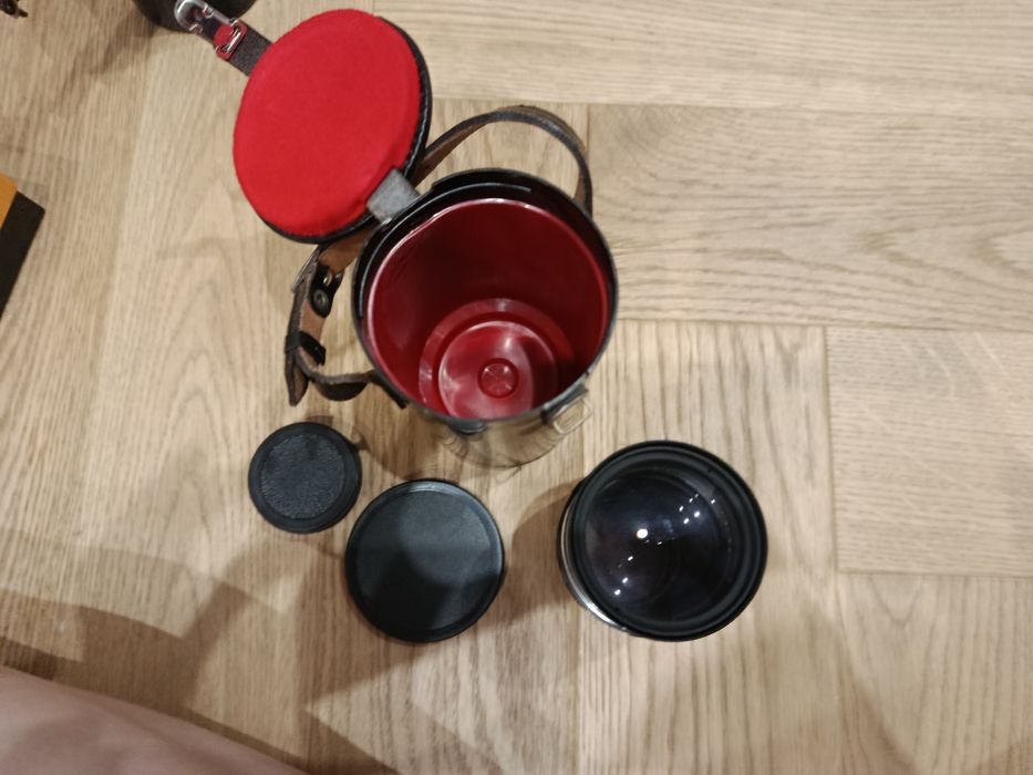 Aparat kiev 3 z 1955r. Zestaw