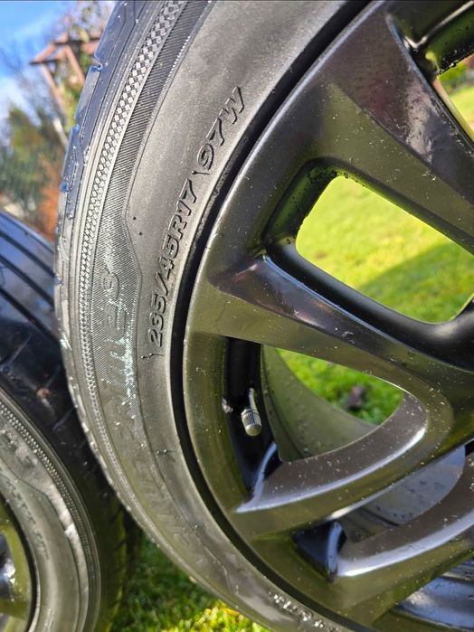 Sprzedam alufelgi 17 opony letnie 5x112