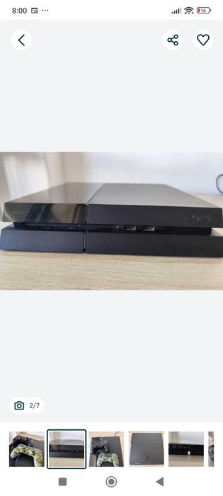 PS4 FAT 1ª geração + 2 comandos + Headset Sony camuflado