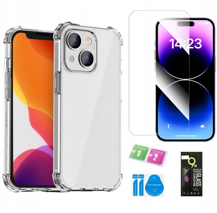 Etui Obudowa Case Do Iphone 15 + Szkło 9H