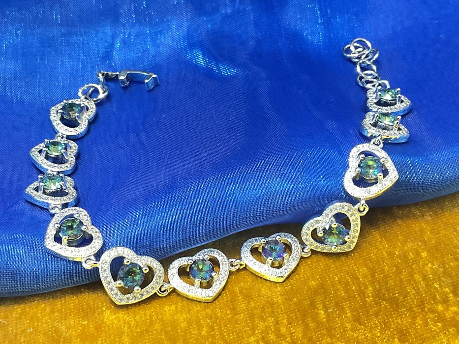 Pulseira prata 925 ,tamanho 22 cm