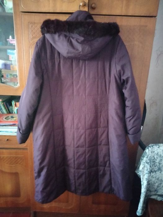 Зимове  пальто великого розміру