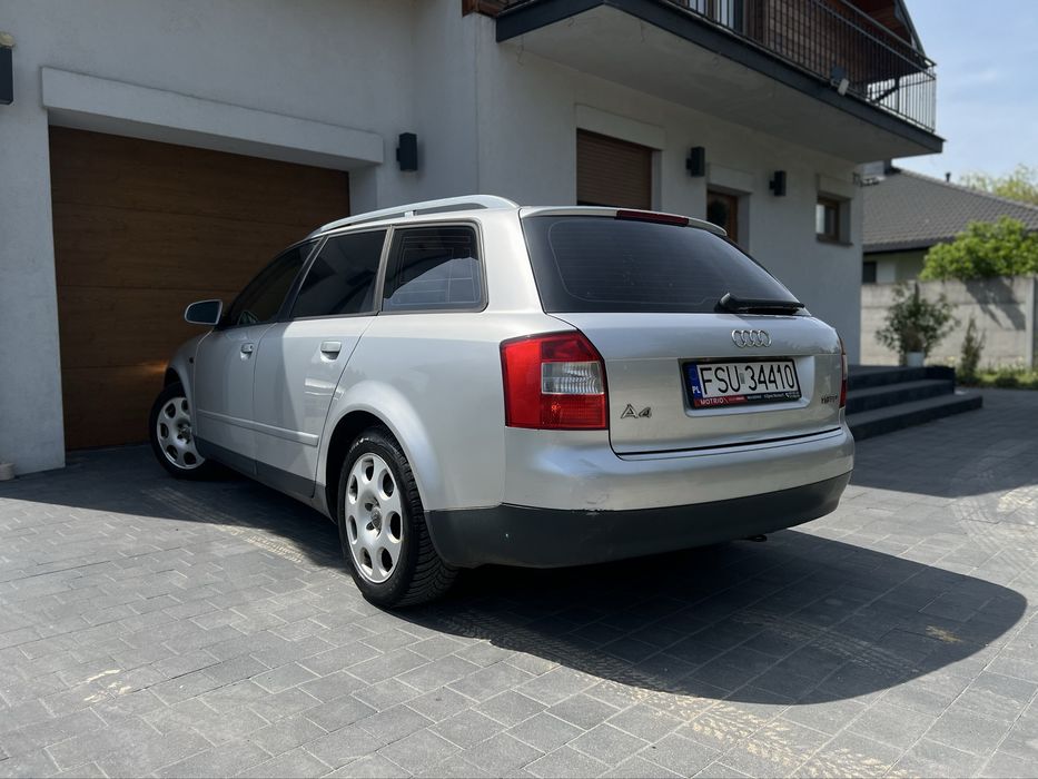 Audi A4 1.9TDI AVF 6 bieg, klimatyzacja sprawna, tempomat, bluetooth