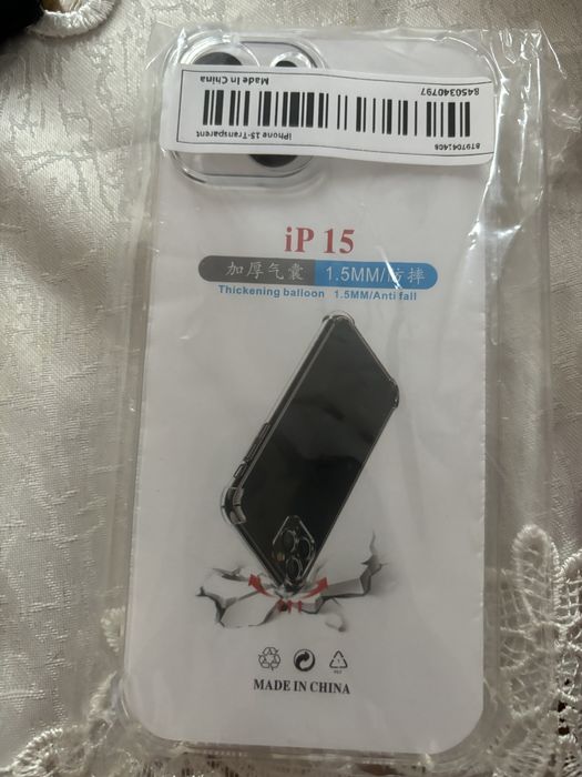 Etui do iPhone 15   i folia hydrożelowa