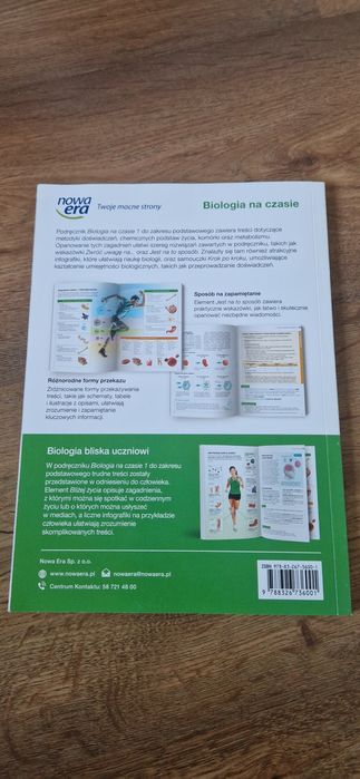 Biologia na czasie 1. Nowy podręcznik.