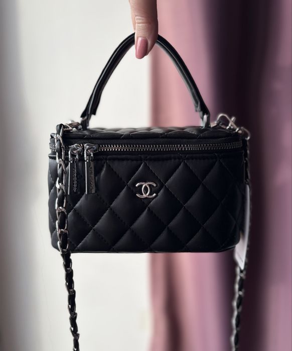 Сумка крос-боді (багато кольорів) Chanel та Yves Saint Laurent стьобані vanity кейс