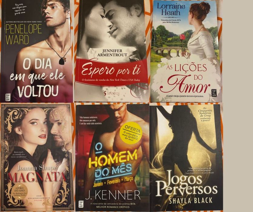 Romances - ótimo estado - Madeline Hunter, Megan Maxwell, Tessa Dare