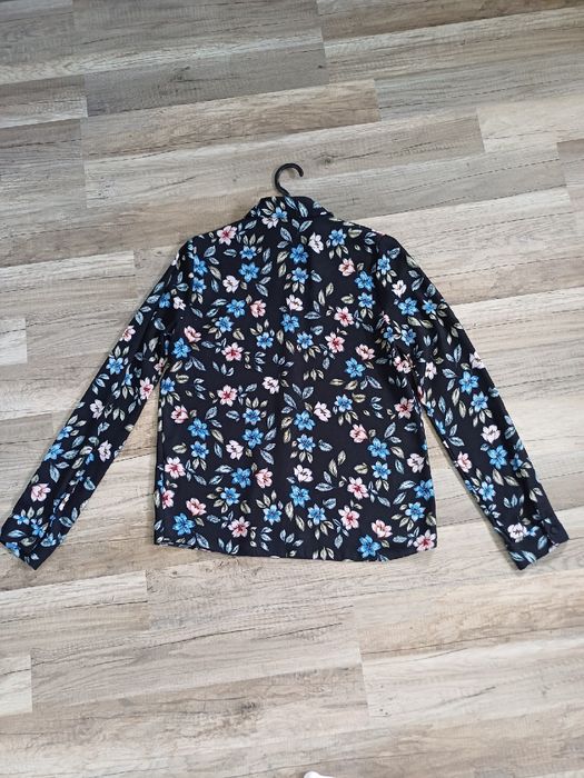 Czarna koszula w kwiaty Primark 36 S