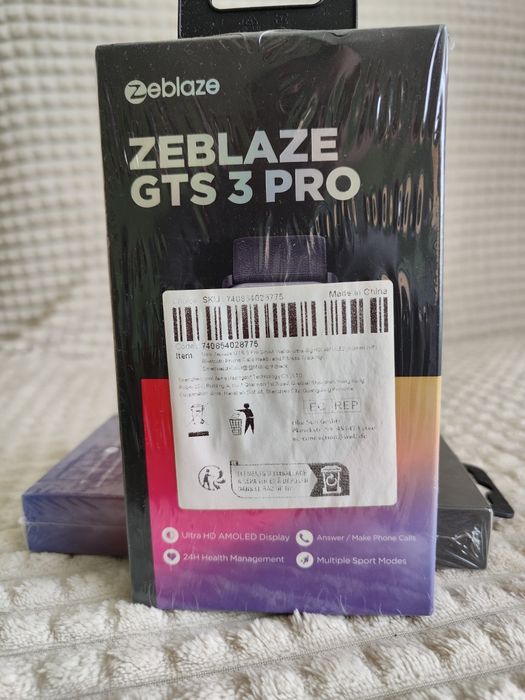 Часы Zeblaze GTS 3 PRO  black новые запечатанеые