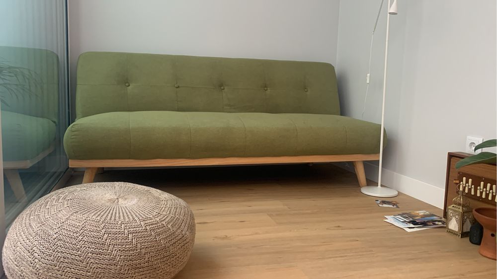 Sofa reclinavel verde Sklum