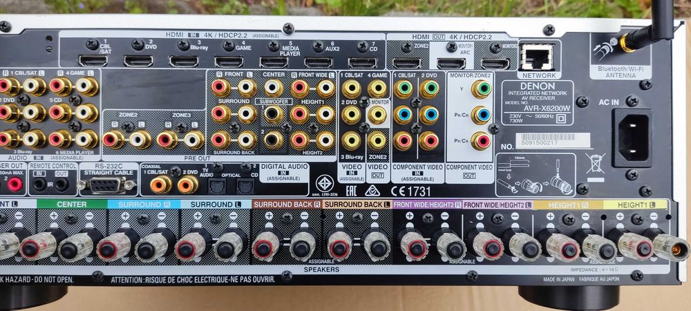 DENON AVR-X6200W wysokiej klasy 9.2, Made in Japan