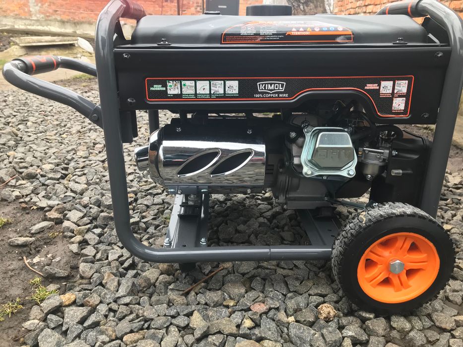 Генератори KIMOL 3.5 кВт 6.5 кВт 100% мідна обмотка. Електро стартер