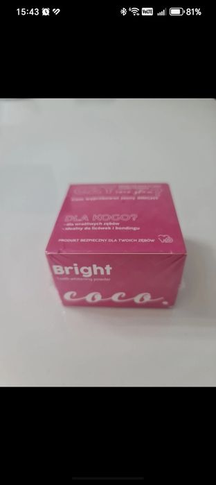 Coco glam proszek do wybielania zębów