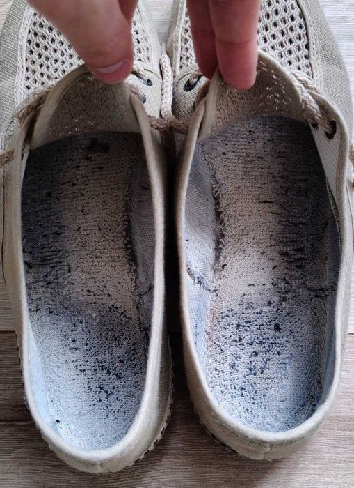 Lekkie buty / espadryle męskie sznurowane Made in Italy – rozmiar 43