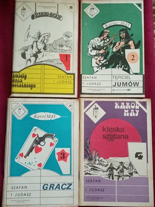 Karol May - Szatan i Judasz komplet 11 zeszytów