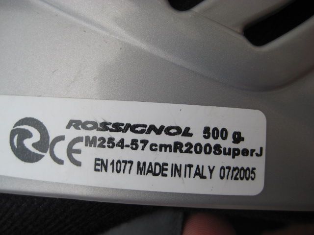 Kask ochronny fitnes na rolki rower Rossignol 500g M254-57cm R200 Supe