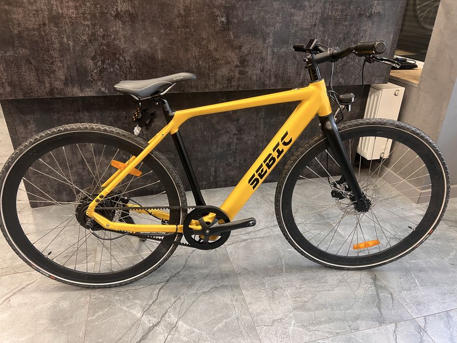 Rower elektryczny GRAVEL SEBIC 36V 10AH na pasku z silnkiem BAFANG/ DO NAPRAWY /B