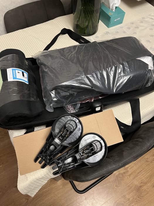 Люлька Bugaboo bee 5 чорна +адаптери